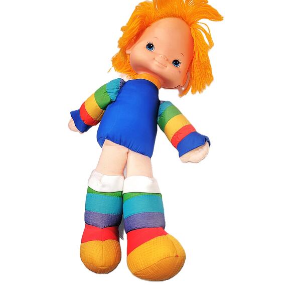 20" Large Vintage 1983 Rainbow Bright Doll Stuffy W/O Dress Hallmark Mattel #10 - Picture 1 of 13